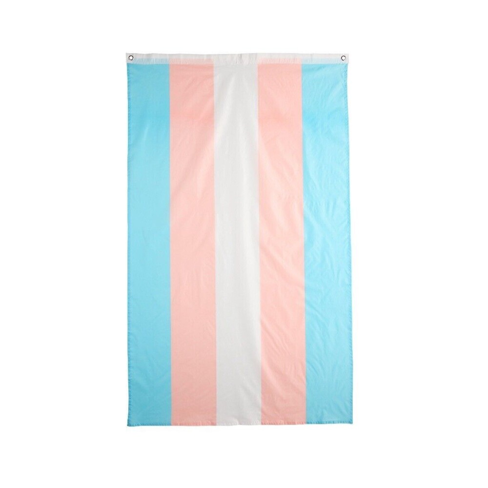 Pride Transgender Pride Flag 3x5 ft with Grommets LGBTQIA Trans Pride FABRIC